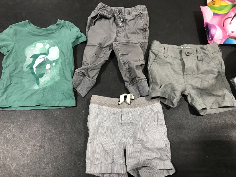 Photo 1 of 12 Month Boys Cat & Jack bundle. 3 pairs of bottoms and 1 shirt