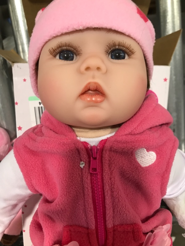 Photo 1 of CHAREX Reborn Baby Dolls - 22 inches Realistic Newborn Soft Vinyl Baby Dolls Toy for Kids Age 3+