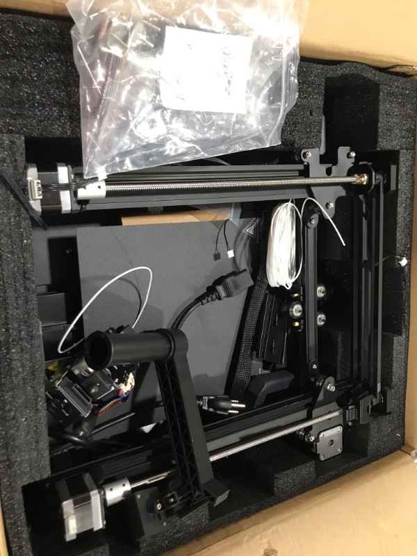 Photo 1 of Creality 3D Printer Ender 3 S1 with CR Touch Auto Leveling, High Precision Z-axis Double Screw, Removable Build Plate, Beginners Professional FDM 3D Printer 8.66"(L) x 8.66"(W) x 10.63"(H)