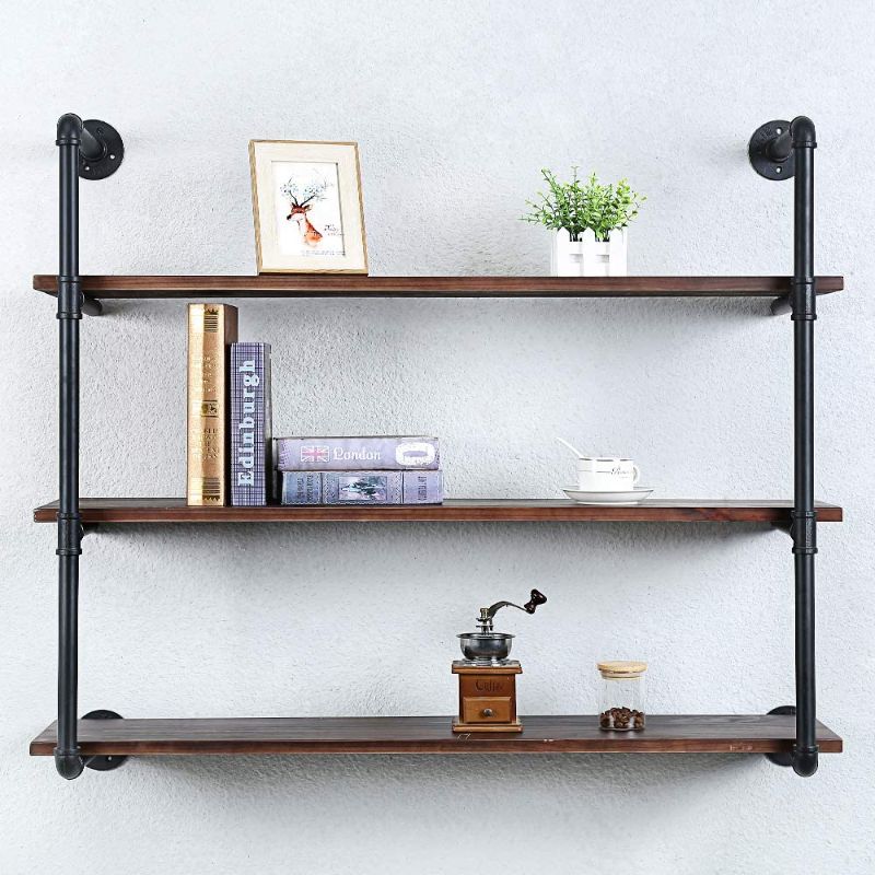 Photo 1 of 3 Tier Industrial Pipe Shelving 