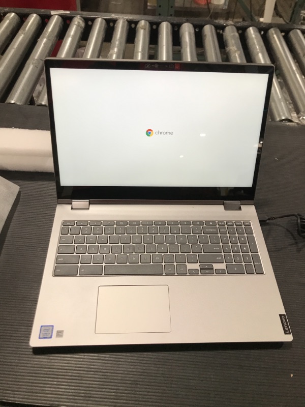 Photo 2 of Lenovo Chromebook C340-15 15.6" Full HD 2-in-1 Touchscreen Notebook Computer, Intel Core i3-8130U 2.2GHz, 4GB RAM, 32GB eMMC, Chrome OS, Mineral Gray