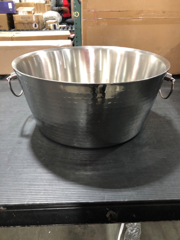 Photo 1 of  16" Stainless Steel Heavy Duty Acero Inoxidable Wok comal Fry Mexican Style
