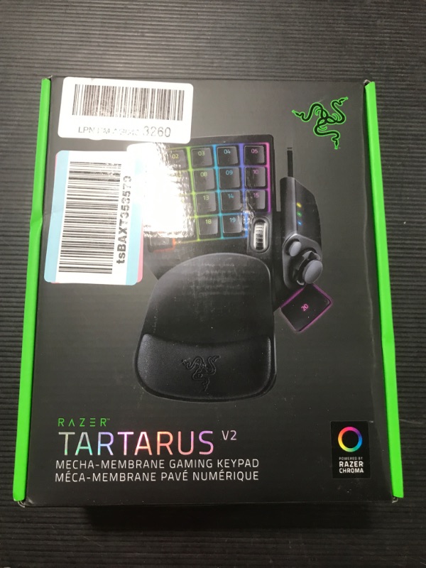 Photo 3 of Razer - Tartarus V2 Wired Gaming Mecha-Membrane Keypad with Chroma Back Lighting - Black