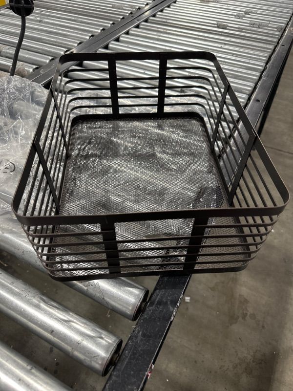 Photo 1 of  Wire Food Organizer Storage Bin Baskets  Bronze 16 x 12 x 6