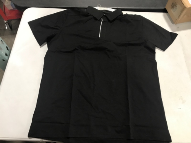 Photo 1 of Le Vonfort - Black Polo Shirt - XL