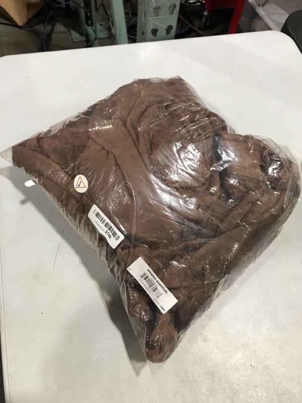 Photo 1 of AMAZON ESSENTIALS BROWN BLANKET