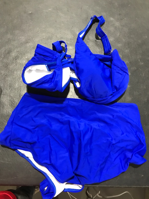 Photo 1 of xxl blue womens swimsuit 2 pc 