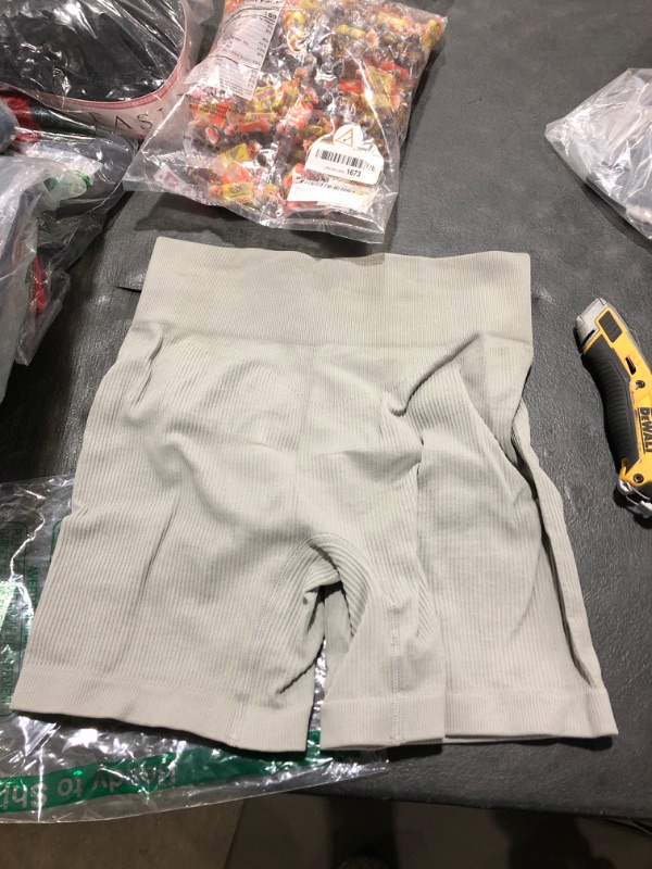 Photo 1 of GRAY SHORTS  UNKNOWN SIZE 