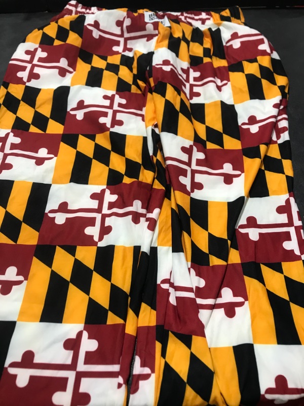 Photo 2 of BRIEF INSANITY State Flag Themed Pajama Pants (S-XXL) Comfy Cool Loungewear Bottoms Large Maryland State Flag