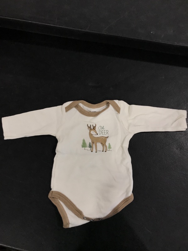 Photo 7 of Hudson Baby Cotton Long-Sleeve Bodysuits, Forest Deer 5-Pack - Size 0-3 Months