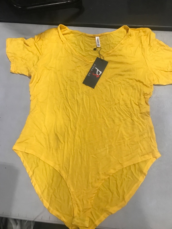 Photo 1 of yellow body suit 3XL