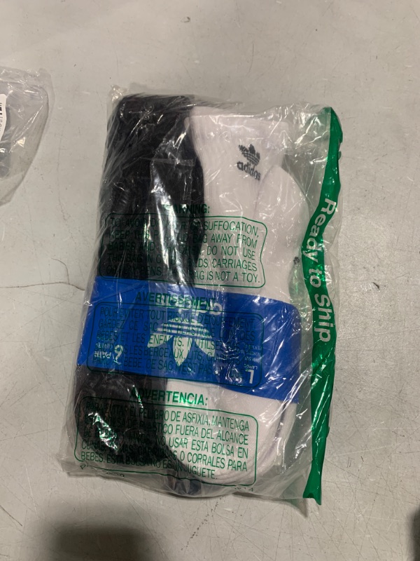 Photo 1 of adidas Originals Trefoil Quarter Socks (6-Pair) Large White/Black