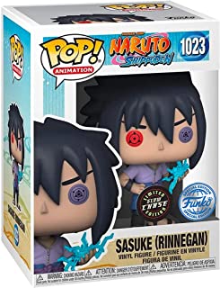 Photo 1 of Funko Pop Naruto Shippuden Sasuke Uchiha Rinnegan w/ Chidori Chase Figure (AAA Anime Exlcusive)