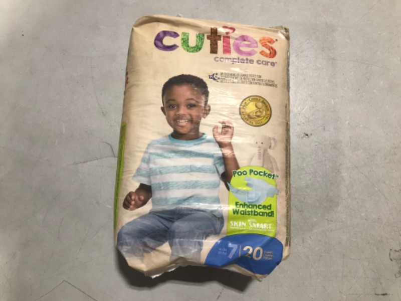 Photo 2 of Cuties Premium Size 7 Baby Diapers, 20 Count Size 7 (20 Count)