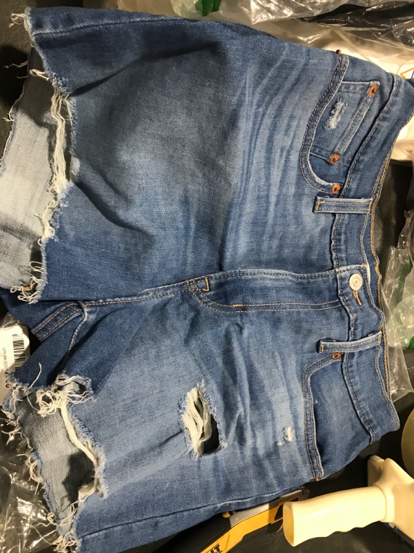 Photo 1 of 29 blue womens shorts distressed 