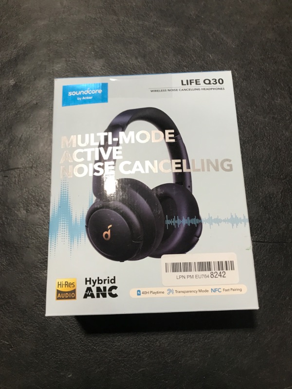 Photo 4 of Soundcore by Anker Life Q30 Hybrid Active Noise Cancelling Headphones with Multiple Modes, Hi-Res Sound, Custom EQ via App, 40H Playtime, Comfortable Fit, Bluetooth Headphones, Multipoint Connection