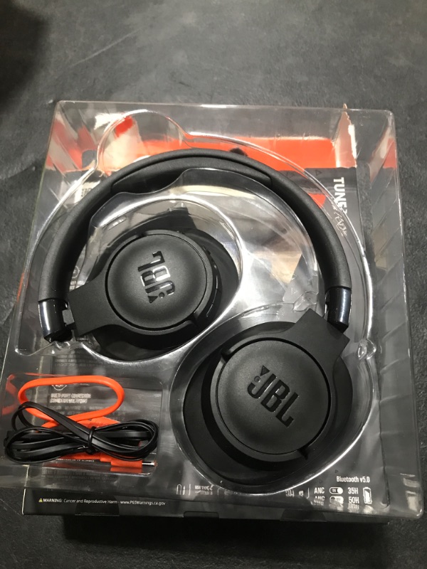 Photo 2 of JBL Tune 760 Noise Canceling Over-Ear Bluetooth Wireless Headphones - Black