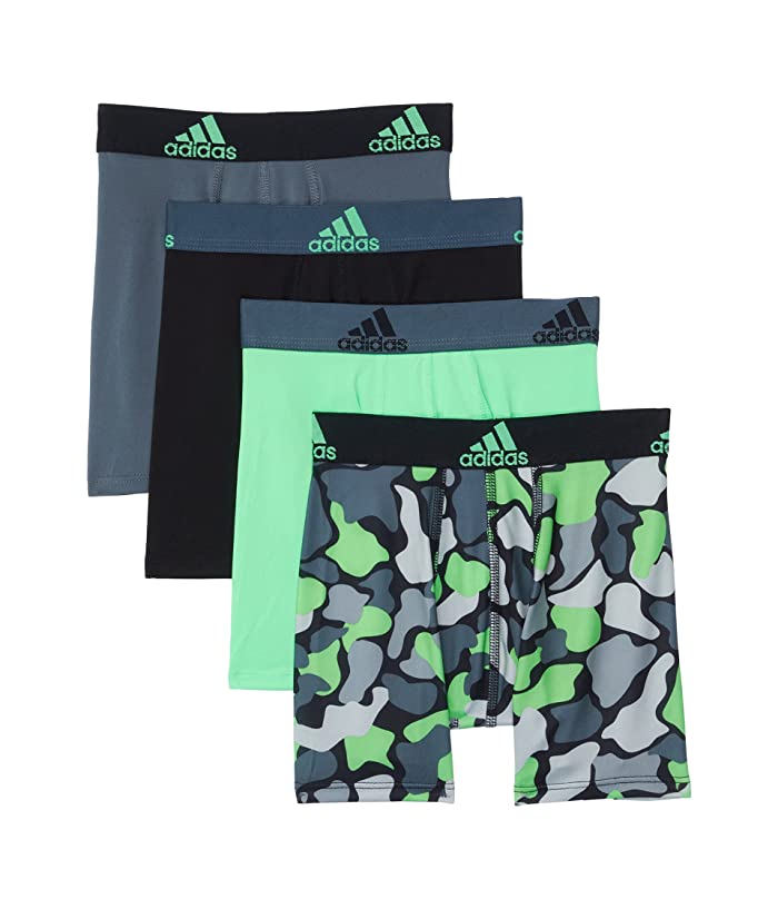 Photo 1 of Adidas Big Boys 4 Pack Boxer Briefs, Large , Gray
