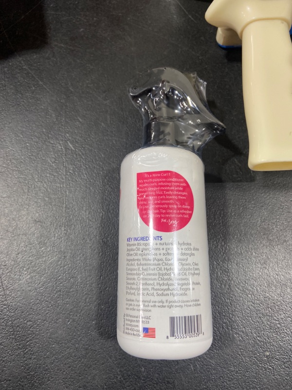 Photo 1 of SoCozy, Curl Spray LeaveIn Conditioner For Kids Hair Detangles and Restores Curls No Parabens Sulfates Synthetic Colors or Dyes, Jojoba Oil,Olive Oil & Vitamin B5, Sweet-Pea, 8 Fl Oz 8 Fl Oz (Pack of 1)