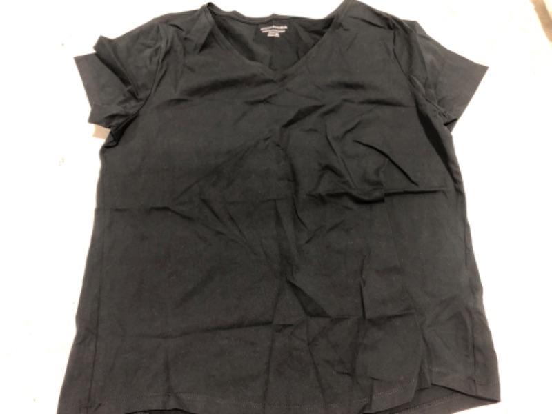 Photo 2 of AMAZON ESSENTIALS BLACK V NECK SIZE L