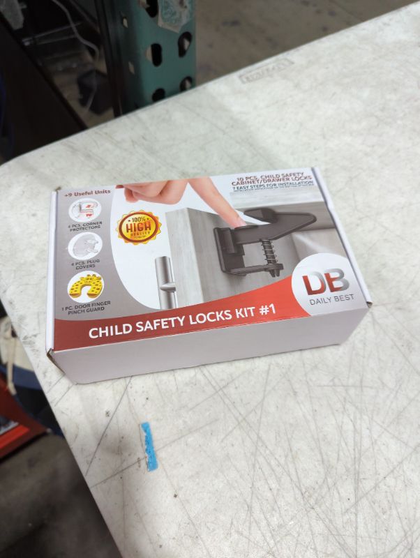 Photo 1 of 10pc child safety locks for4 cabinet & drawers