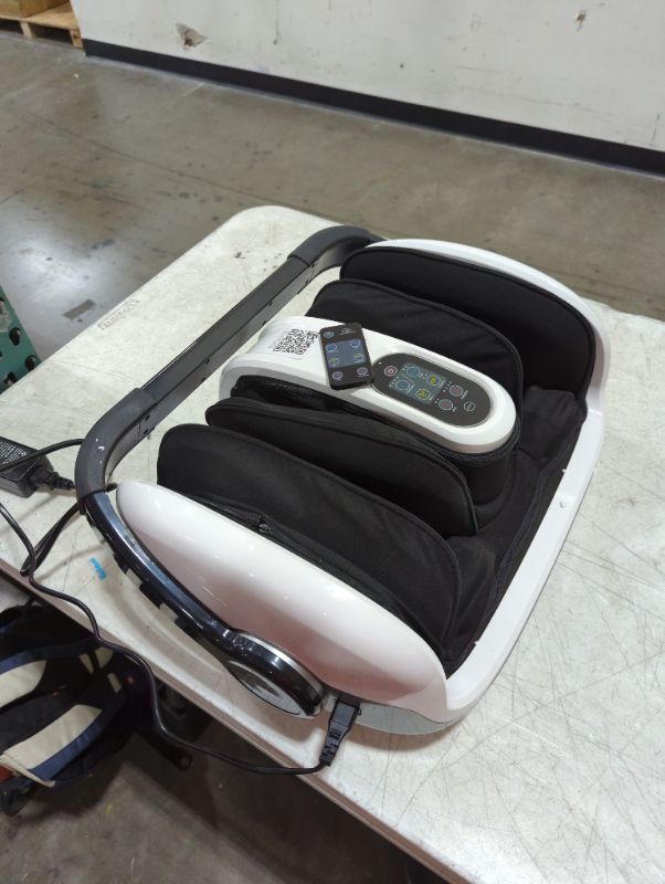 Photo 2 of Cloud Massage Shiatsu Foot Massager Machine - Increases Blood Flow Circulation, Deep Kneading, with Heat Therapy - Deep Tissue, Plantar Fasciitis, Diabetics, Neuropathy (with Remote)