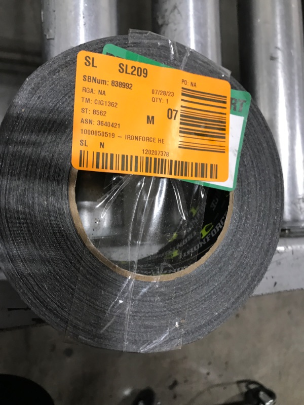 Photo 2 of 1.89 in. x 35 yd. Premium Duct Tape in Gray
