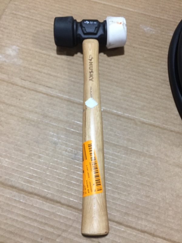 Photo 2 of 24 oz. Hickory 2-Sided Soft Face Mallet
