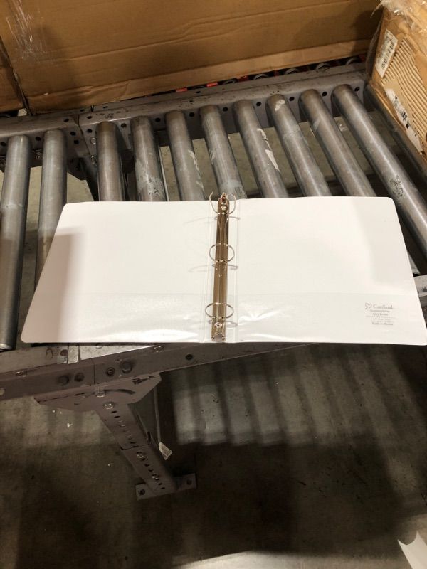 Photo 1 of Avery Durable View 3 Ring Binder, 1-1/2 Inch EZD Rings, 1 White Binder (09401) 1-1/2" 1 Pack