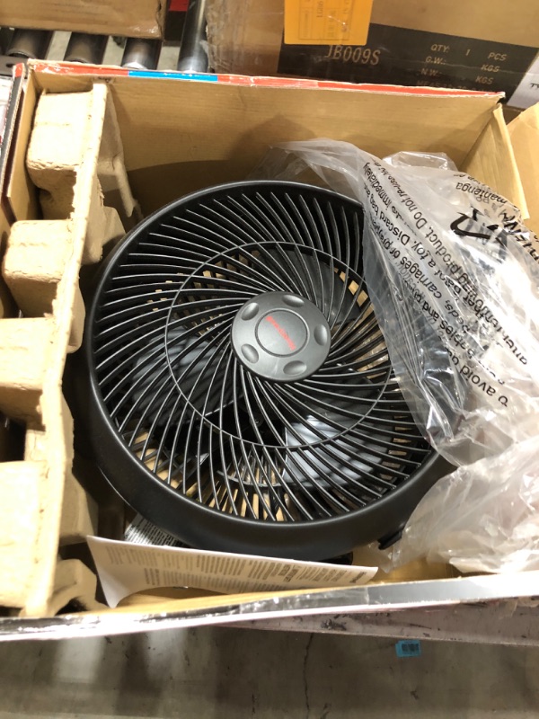 Photo 2 of 12 in. 3 Speed Whole Room Circulator Floor Fan