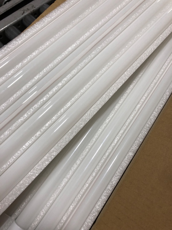 Photo 3 of 20 Pack 4FT LED T8 Hybrid Type A+B Light Tube, 18W, Plug & Play or Ballast Bypass, Single-Ended OR Double-Ended, 5000K, 2400lm, Frosted Cover, T8 T10 T12 for G13, , 120-277V, UL Listed 4 Ft | 5000k