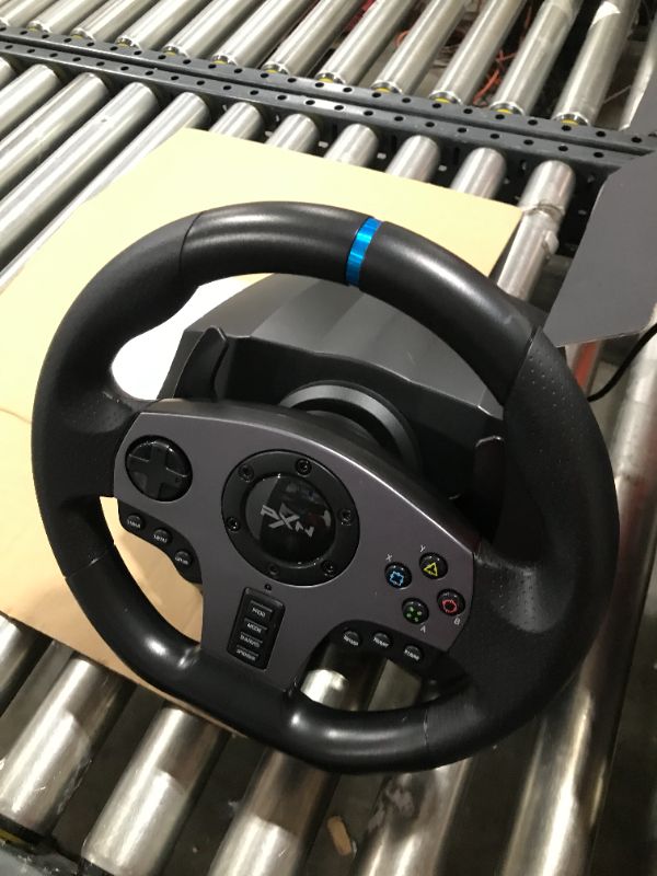 Photo 3 of PXN V9 Gaming Racing Wheel with Pedals and Shifter, Steering Wheel for PC, Xbox One, Xbox Series X/S, PS4, PS3 and Nintendo Switch