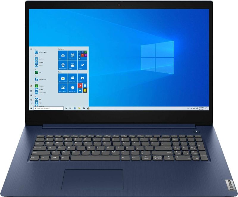 Photo 1 of Lenovo Newest IdeaPad 17.3" HD+ Laptop Computer, Intel Quad-Core i5-1035G1(Up to 3.6GHz Beat i7-8550U), 12GB DDR4 RAM, 256GB SSD+1TB HDD, WiFi 5, Webcam, HDMI, Windows 10, Abyss Blue, JVQ MP