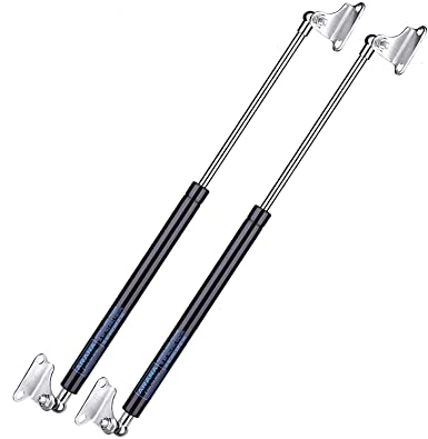 Photo 1 of 20 inch 150 LB Gas Prop Struts Shocks, 20" 150lbs Lift-Support Springs with L-Type Mounting Brackets for Heavy Duty RV Bed Murphy Bed Tool Box Floor Hatch Window (Suitable Support Weight: 130-165lbs)
