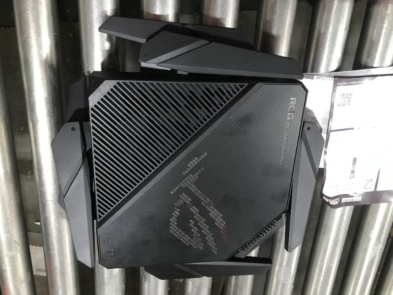 Photo 2 of ASUS ROG Rapture GT-AX11000 Pro Tri-Band WiFi 6 Extendable Gaming Router, 10G & 2.5G Ports, ASUS RangeBoost Plus, Triple-Level Game Acceleration, Subscription-Free Network Security, AiMesh Compatible AX11000 | WiFi 6 | 10G Port