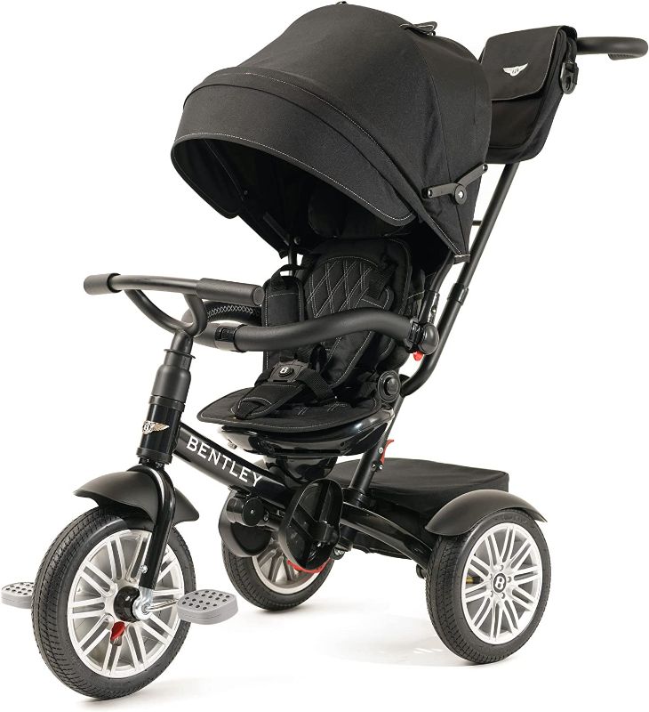 Photo 1 of Bentley Kids Trike, All Terrain Toddler Bike 6-in-1, Officially Licensed & Designed by Bentley Motors UK, Baby Tricycle is a Compelling Statement of Performance & Luxury, Onyx Black (10m-5y+)
