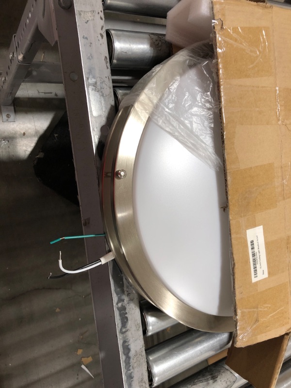 Photo 2 of 16 inch Dimmable LED Flush Mount Ceiling Light Fixture, Brushed Nickel, 36W, 2200LM, 2.7/3/3.5/4K/5K Adjustbale, 120°Light Angle, CRI80, Ceiling Lamp for Bedroom, Kitchen, Office, Garage, ETL Listed 16 inch Brushed Nickel.1