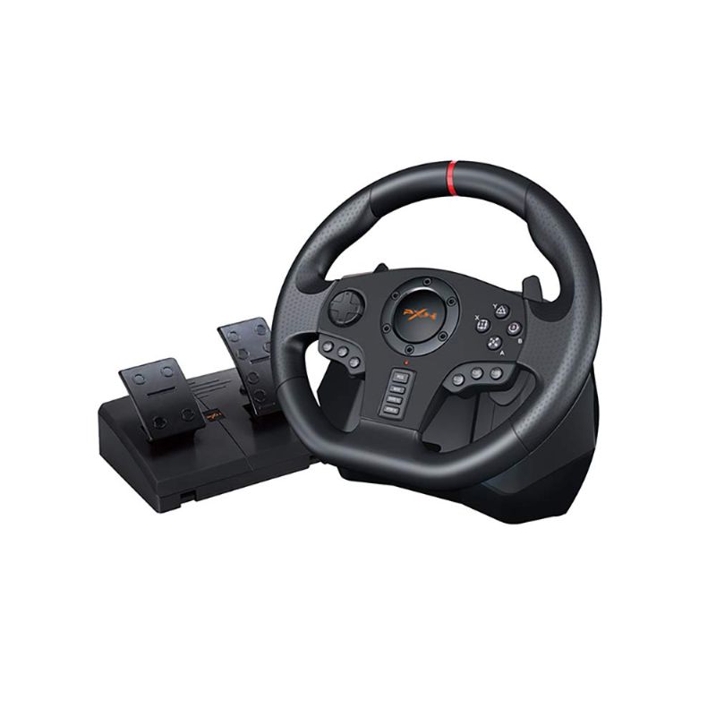 Photo 1 of PXN PC Racing Wheel, V900 Universal Usb Car Sim 270/900 Degree Race Steering Wheel with Pedals for PS3, PS4, Xbox, One,Xbox Series X/S, Nintendo Switch,Android TV (Used - Like New)
