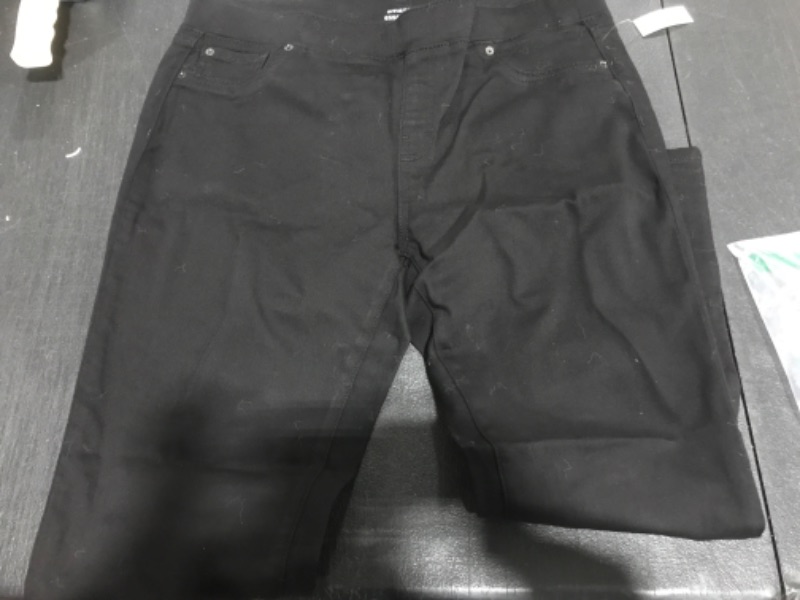 Photo 1 of Amazon Essentials Women's Pull-on Denim Jegging 16 Short Black