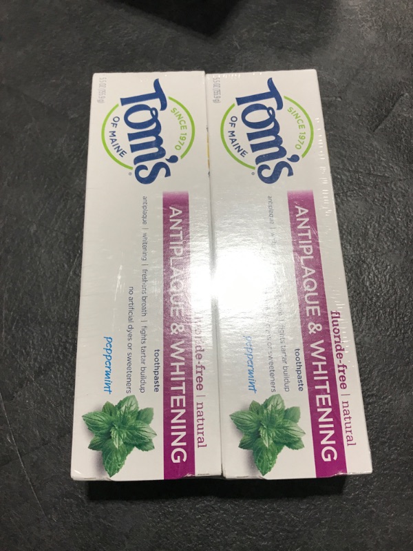 Photo 2 of 2 PACK Antiplaque & Whitening Toothpaste Peppermint