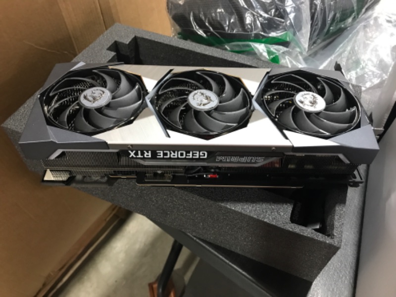 Photo 3 of MSI Gaming GeForce RTX 3090 Ti 24GB GDRR6X 384-Bit HDMI/DP Nvlink Tri-Frozr Ampere Architecture OC Graphics Card (RTX 3090 Ti SUPRIM X 24G)