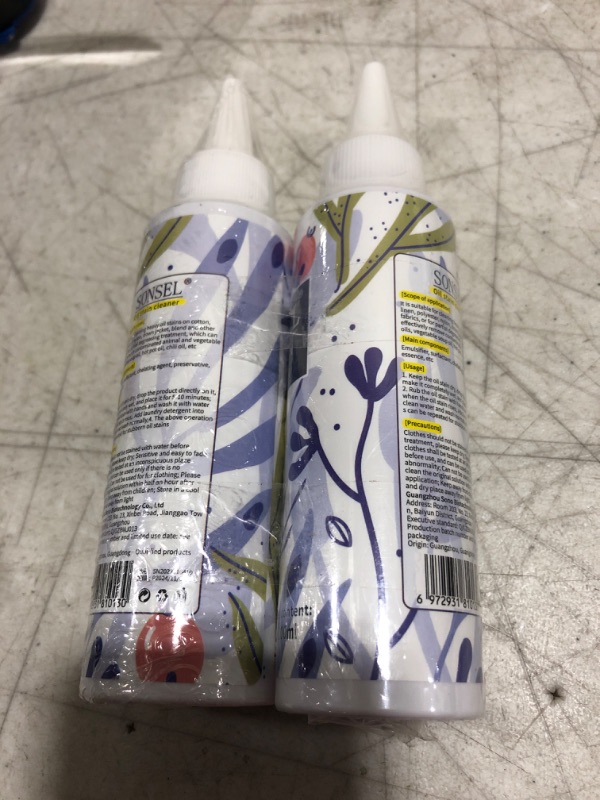 Photo 2 of 2PCS 100ml Nml Oil Stain Remover for Clothes, Garment Stubborn Stain Cleaner, Emergency Stain Rescue Stain Remover, Stain Remover for Underwear Shoes Bedclothes Carpet 2 White