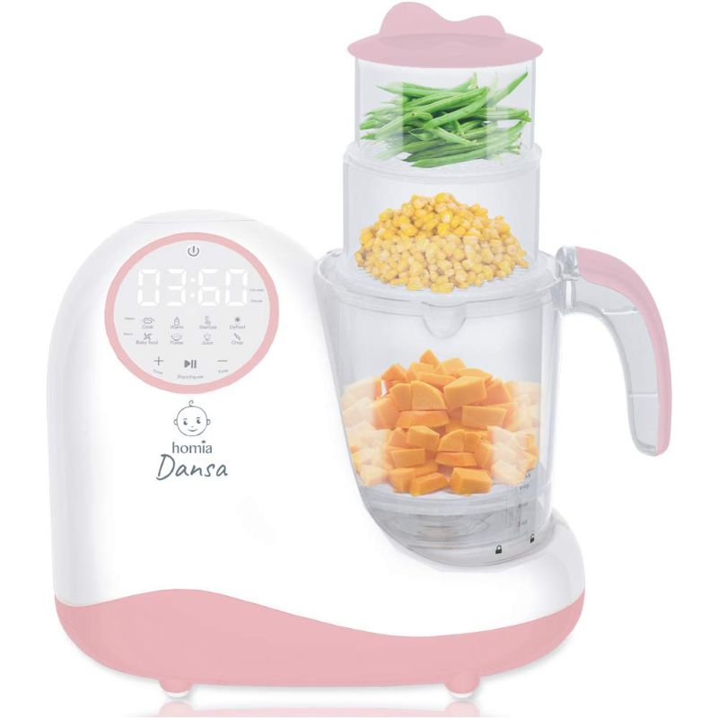 Photo 1 of Baby Food Maker Chopper Grinder - Mills and Steamer 8 in 1 Processor for Toddlers - Steam, Blend, Chop, Disinfect, Clean, 20 Oz Tritan Stirring Cup, Touch Control Panel, Auto Shut-Off, 110V Only
