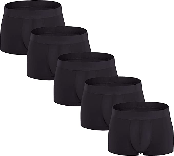 Photo 1 of ADOLPH Men's Boxer Briefs 5 Pack No Ride-up Breathable Comfortable Sport Underwear XXL