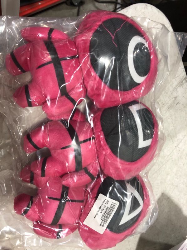 Photo 1 of Ahlulu Cute Plush Toy, Stuffed Figure Funny Cosplay Doll for Fans Halloween Christmas Birthday Gift for Kids (3pcs) 7.8 in Hot Pink-3pcs