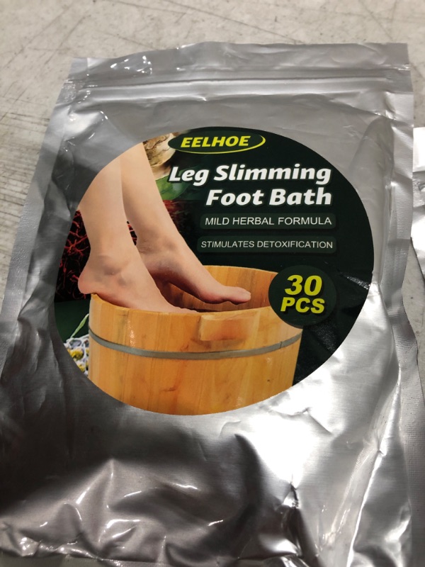 Photo 2 of 30 Pcs Lymphatic Drainage Herbal Footbath,Natural Ginger Mugwort Herb Foot ,Promote Blood Circulation Reduce Adipose Tissue and Fat Cells Relieve Muscle Soreness and Swelling.