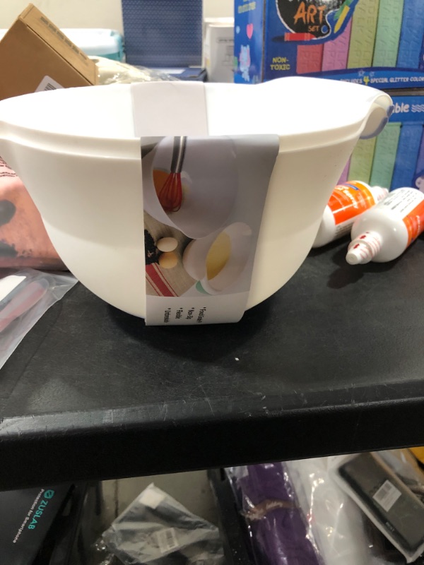 Photo 2 of 3 Quart Plastic Mixing Bowl,