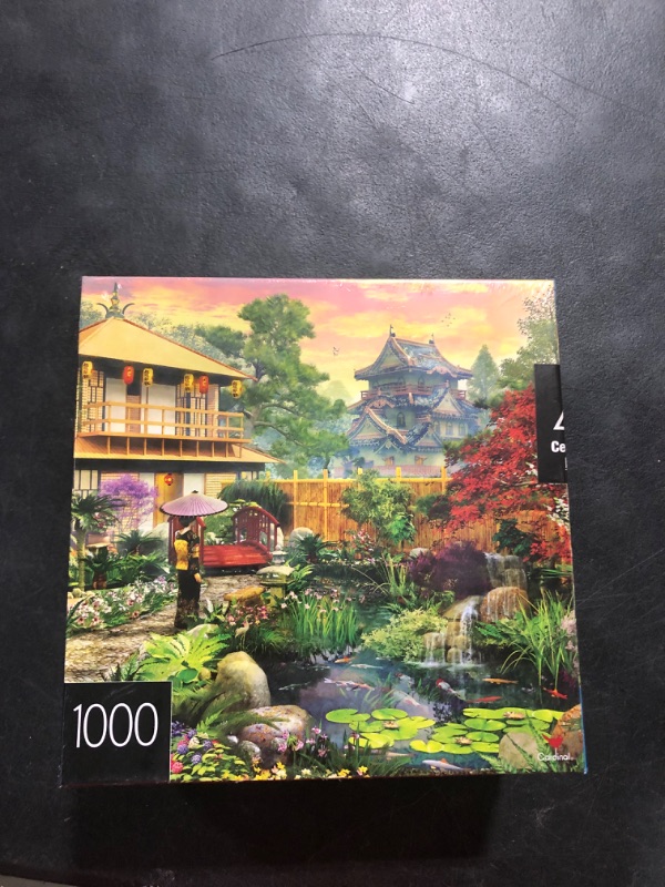 Photo 3 of 2-Pack of 1000-Piece Jigsaw Puzzles, Amalfi Coast & Japan Garden | Puzzles for Adults and Kids Ages 8+, Amazon Exclusive