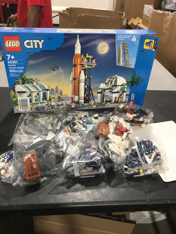 Photo 1 of LEGO City Rocket Launch Center 60351 Building Toy Set; NASA-Inspired Space Toy for Kids Aged 7 and up (1,010 Pieces)