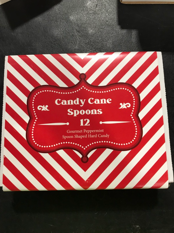 Photo 1 of 12 Edible Candy Cane Spoons Peppermint- Stocking Stuffers Party Favors For Hot Chocolate Coffee Cocoa